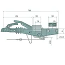 Auflaufeinrichtung AL-KO 90S/3, 700 - 1000kg 1637 / 2051...