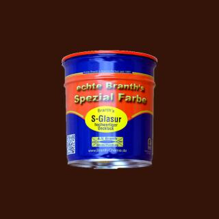 Branths S-Glasur (langsame Antrocknung) Dose 0,75 l braun RAL 8016