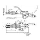 KNOTT AE Anschluss-V 2000-3500kg KFG 35 D / GF oben/unten LM: E 120, D 200/225 mit SK