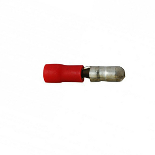 Rundstecker 35335, isoliert, rot, 4 mm, 0,50 - 1,50 qmm