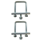 Clamp holder mounting square 60 mm, for drawbar