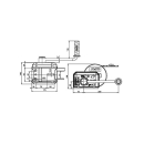 AL-KO 501 A OPTIMA Seilwinde 500 kg mit 10 m Seil