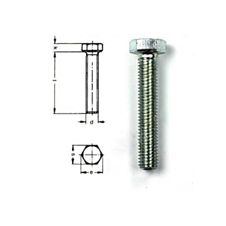 Sechskantschrauben DIN 933 vz M8x30