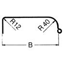 Einachskotflügel Profil 12/40 B260 R430 L1380 S860 H445
