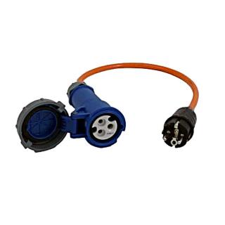 Adapterkabel CEE-Kuppl. Bajo. / Schuko-Stecker 500 mm