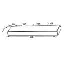 Bugauflagekissen PUR-Schaum 680 x 120 x 40 mm