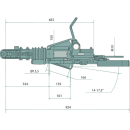 Auflaufeinrichtung Bradley Typ HU3 HE 1650-2750 kg