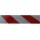 Warnmarkierung rot/weiss 282 mm x 9 m rechtsweisend