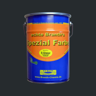 Branths S-Glasur (langsame Antrocknung) 5 Liter graphitschwarz RAL 9011