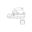 Winterhoff WW 8 D 45 op til 800 kg trækstang 45 mm...