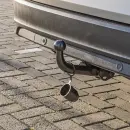 Kugelschutzkappe schwarz mit Schlaufe