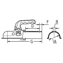 Knott K 7,5 Ausf. C Zugdeichsel rund 50 mm