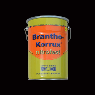 Brantho Korrux "nitrofest" 5 Liter Gebinde tiefschwarz RAL 9005