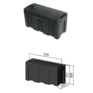 AL-KO Werkzeugkasten L515 x B220 x H277 mm