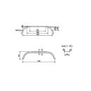 De Haan Kotflügel Tandemachser THRD 22155, D 2220/12, B 220/S 1550 mm